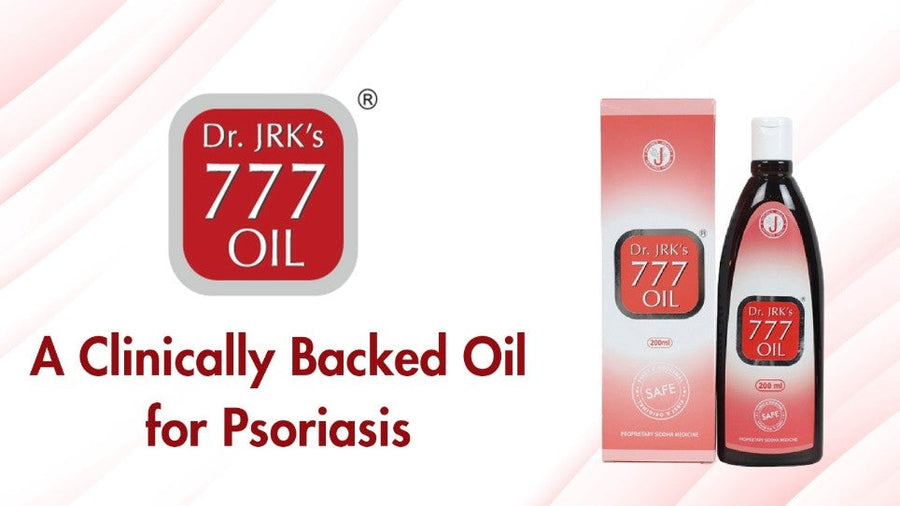 Dr.JRK’s 777 Oil – A Clinically Backed Oil for Psoriasis