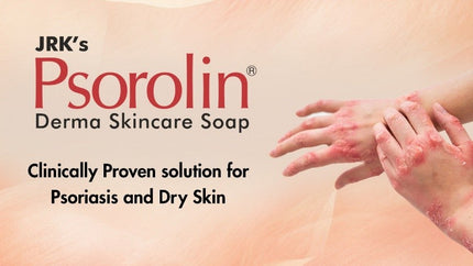 JRK's Psorolin Derma Skincare Soap: Clinically Proven solution for Psoriasis and Dry Skin