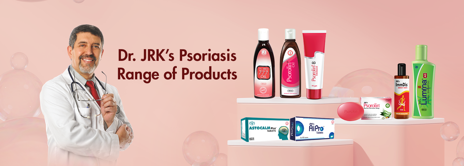 Dr. JRK'S Psoriasis Range of Products | all type of psoriasis