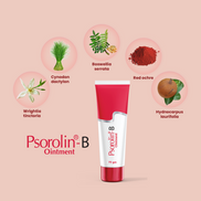 Ointment for psoriasis with anti-inflammatory ingredients to soothe irritated and scaly skin